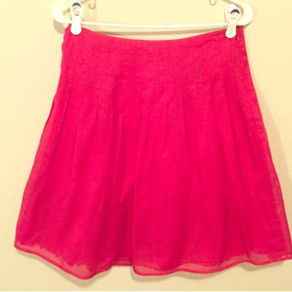 J Crew linen skirt size 4